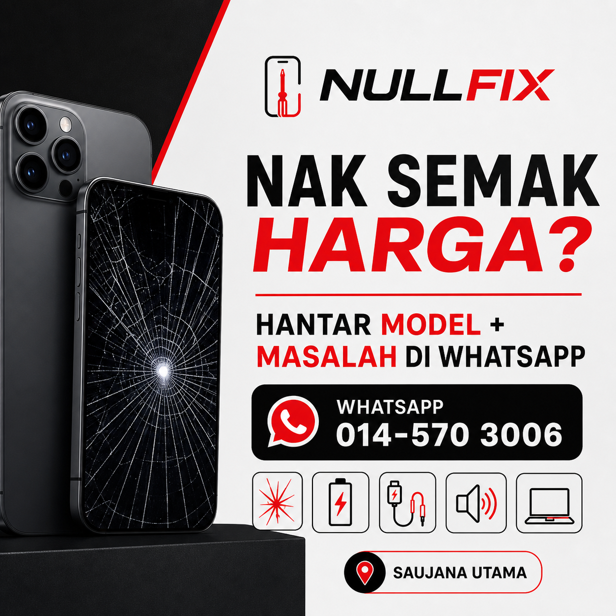 Nak Semak Harga? Hantar Model dan Masalah Dengan Betul