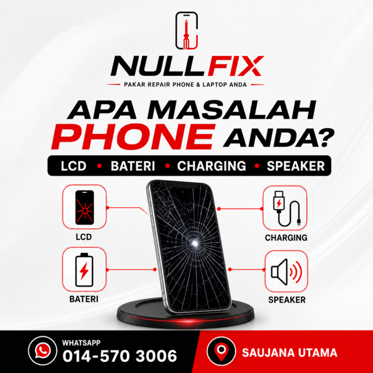 Panduan masalah LCD bateri charging dan speaker phone