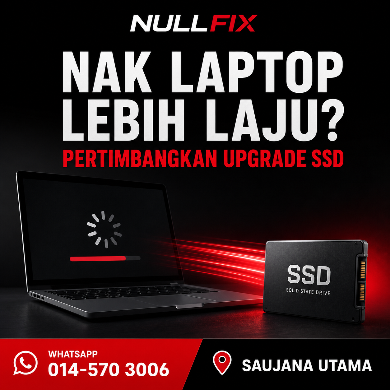 Nak Laptop Lebih Laju? Pertimbangkan Upgrade SSD