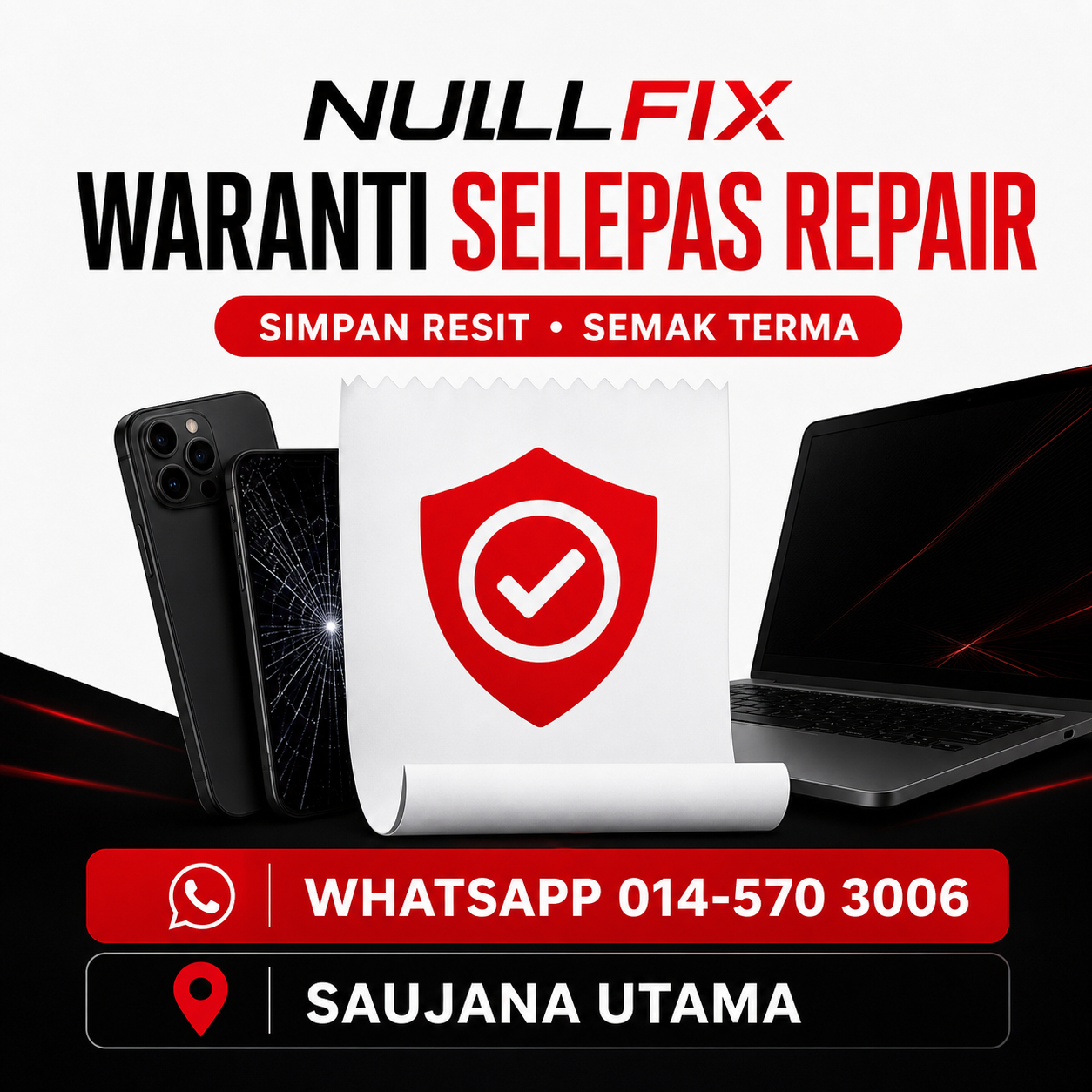 Warranty Selepas Repair: Simpan Resit dan Fahami Terma